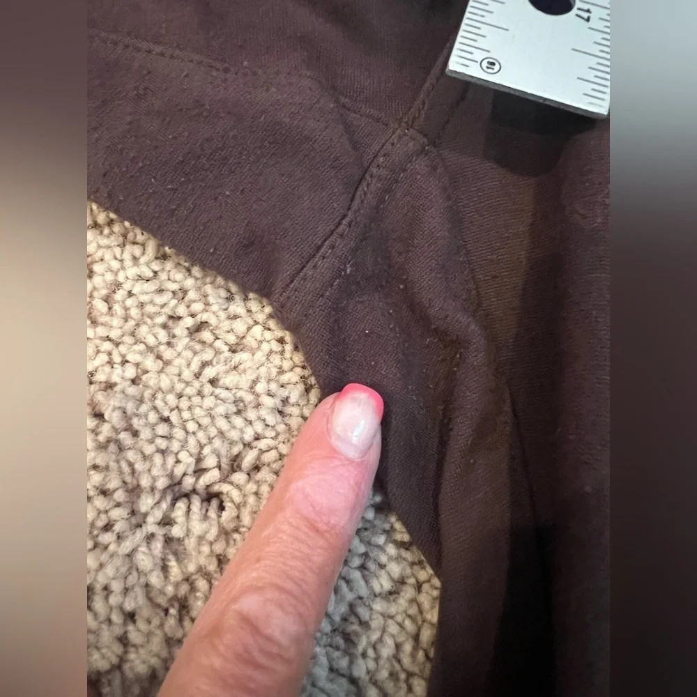 Large Michael kors MK stretchy knit pants brown